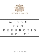 Missa pro Defunctis, Op. 21 Orchestra sheet music cover